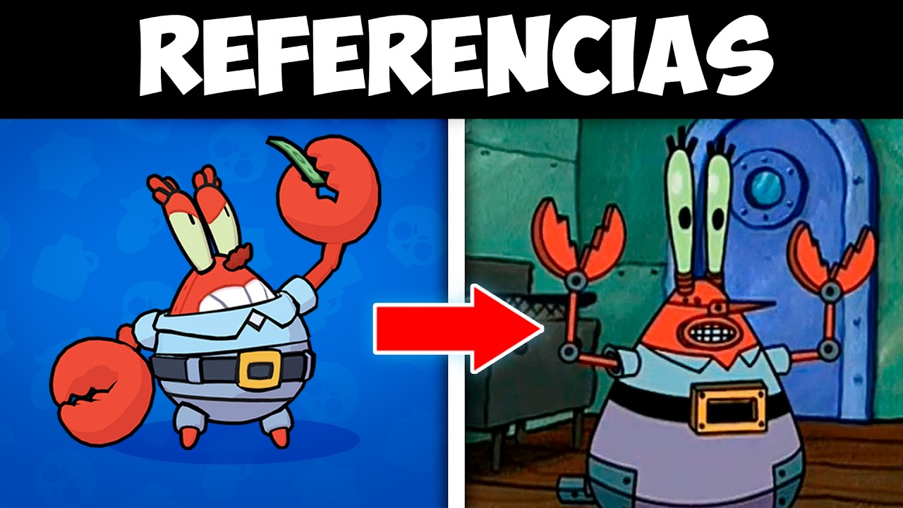 TODAS las REFERENCIAS de BOB ESPONJA X BRAWL STARS