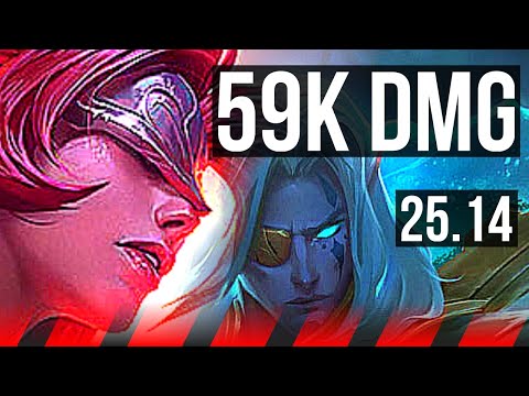 RIVEN vs VLADIMIR (TOP) | 59k DMG, 6 solo kills, Godlike | NA Challenger | 25.14