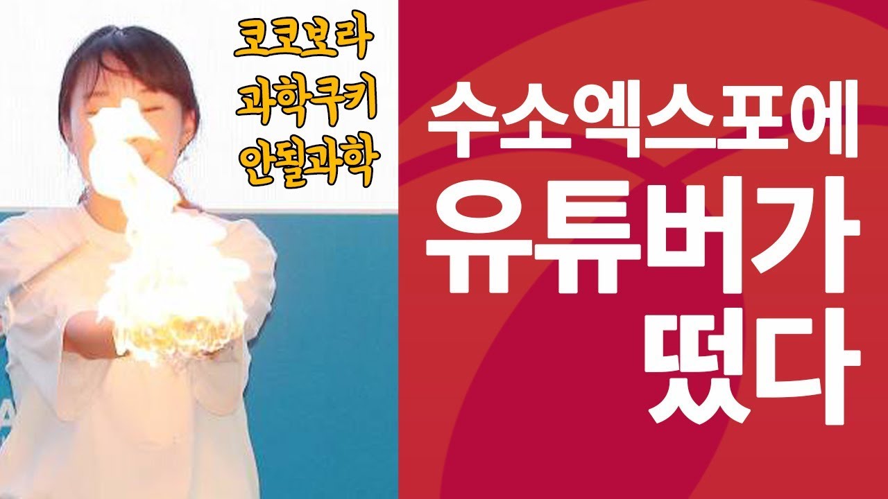 "과학 마술부터 메시 등장 강연까지" 유명 과학 유튜버 총출동한 '2019 수소엑스포'