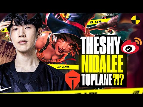 NIDALEE TOP LOCKED IN BY THE SHY - WBG VS TES GAME 2 - CAEDREL