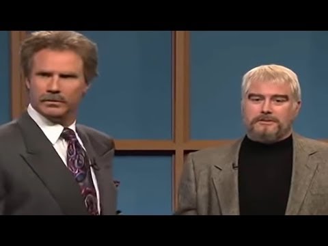✅  Hammond's impression of Connery sparred savagely and hilariously with Will Ferrell's Alex Trebek