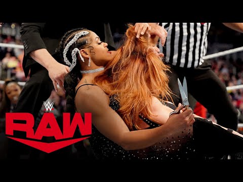 Bianca Belair cuts off Becky Lynch’s hair: Raw, March 28, 2022