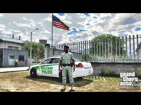 GTA 5 MODS LSPDFR 907 - MILITARY PATROL!!! (GTA 5 REAL LIFE PC MOD)