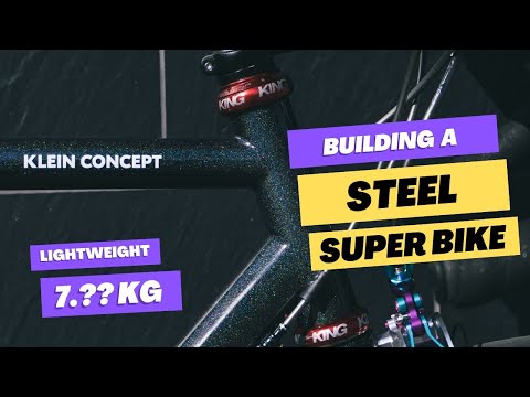 THIS is better than my carbon bikes: Custom Lightweight Steel Bike Build - Retro Frame to Super Bike