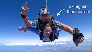 World’s Highest Tandem Skydive (Monterey Bay)