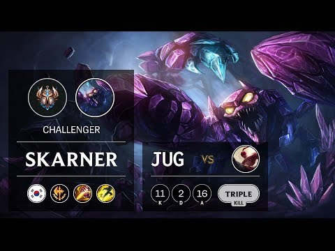 Skarner Jungle vs Lee Sin - KR Challenger Patch 9.24