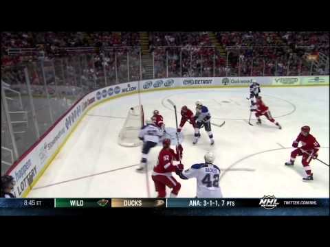 Patrik Berglund goal 1 Feb 2013 St. Louis Blues vs Detroit Red Wings NHL Hockey