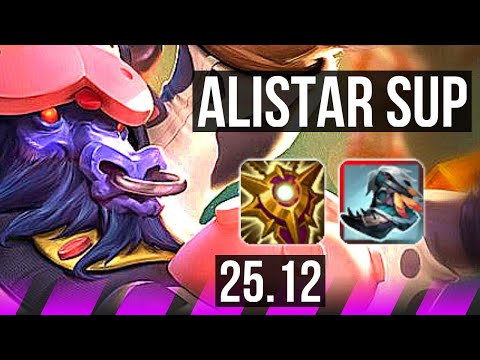 ALISTAR & Tristana vs LEONA & Xayah (SUP) | KR Challenger | 25.12