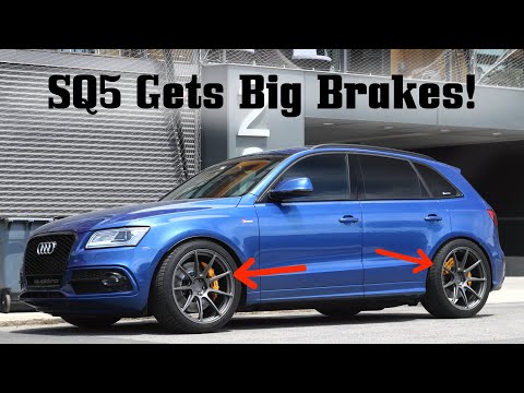 Installing HUGE Brakes on my Audi SQ5! (VoshMods Upgrade)