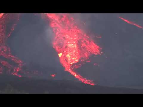 La Palma eruption 25/10/21 at dusk