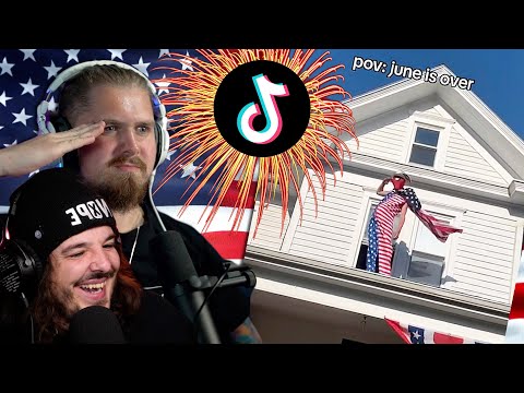 RED, WHITE AND REACT!: 4th of JULY TikToks with Mully!