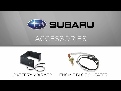 Genuine Subaru Accessory - Battery Warmer and Engine Block Heater