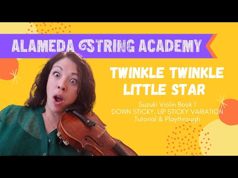 Twinkle Twinkle Little Star Variation C Tutorial & Playthrough (Beginning Violin Tutorial)