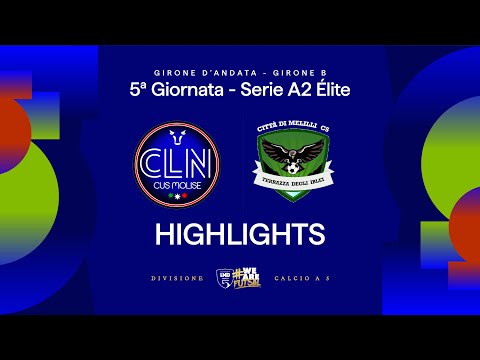 CLN CUS Molise-Città di Melilli 4-4 | Goals and highlights | Matchday 5 | Serie A2 Elite 25/26 - ...