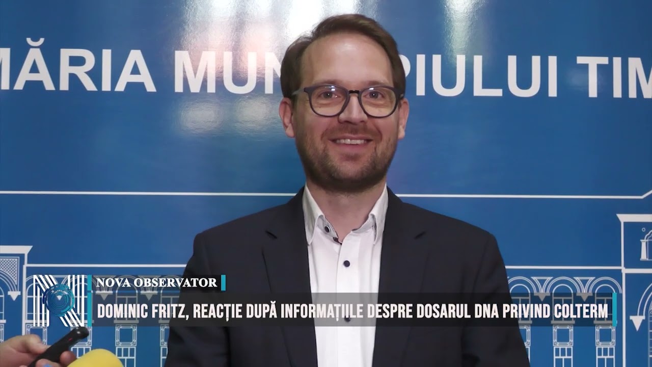 Dominic Fritz, reacție după informațiile despre dosarul DNA privind Colterm