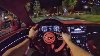 2022 Bentley Continental GT Speed POV Night (3D Audio)(ASMR) by MilesPerHr