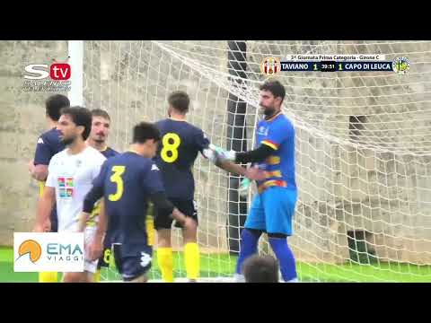 Calcio Prima Categoria Girone C Puglia: highlights di Football Taviano VS Capo di Leuca 3-3