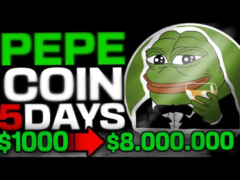 PEPE COIN $1000 INVESTMENT COULD HAVE TURNED INTO $8,000,000!!!