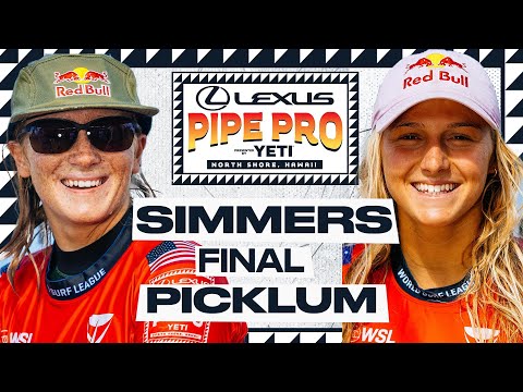 Caitlin Simmers vs Molly Picklum | Lexus Pipe Pro presented by YETI - Final Heat Replay