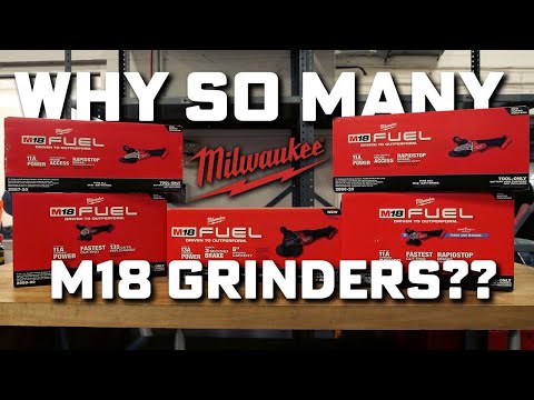 MILWAUKEE M18 Grinders - 5”, 6”, 7” Which Milwaukee Should YOU Choose?!