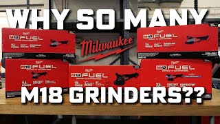 MILWAUKEE M18 Grinders - 5”, 6”, 7” Which Milwaukee Should Y