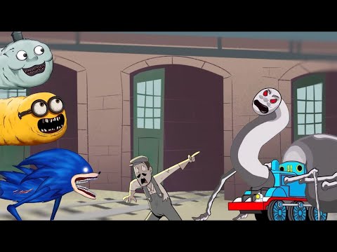 Spider Thomas The Tank Engine VS Friends | Cursed MEMES Megamix