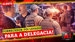 AGRESSIVIDADE! Dono da loja parte para cima do repórter!