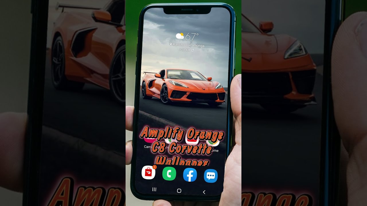 C8 Corvette Cell Phone Wallpaper available from BestAutoArt.com