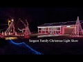 2019 Sargent Family Light Show The Christmas Can Can