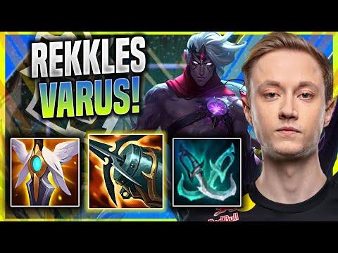 REKKLES TRIES SOME VARUS WITH KRAKEN SLAYER! - G2 Rekkles Plays Varus ADC vs Jinx! | Season 11