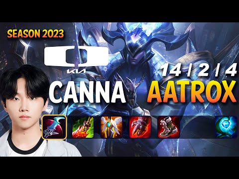 DK Canna AATROX vs AKSHAN Top - Patch 13.14 KR Ranked