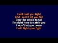 Rascal Flatts - I Will Stand By You - Karaoke Instrumental Lyrics - ObsKure