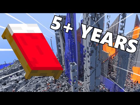 UNBELIEVABLE! Bed survives 5 YEARS on 2b2t