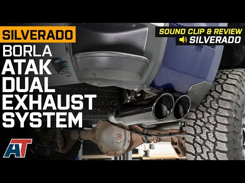 2014-2018 Silverado 1500 Borla ATAK Dual Exhaust System with Black Chrome Tips Review & Sound Clip