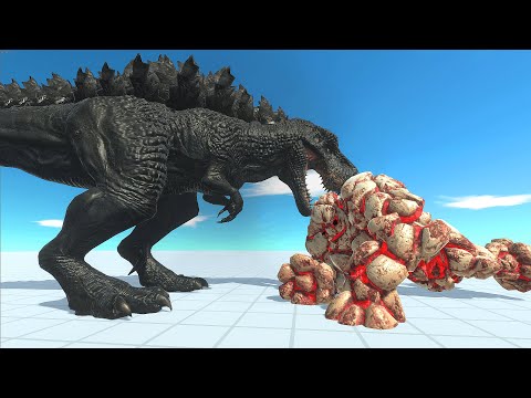 GODZILLA vs ALL UNIT (Infernals) - New Update Animal Revolt Battle Simulator