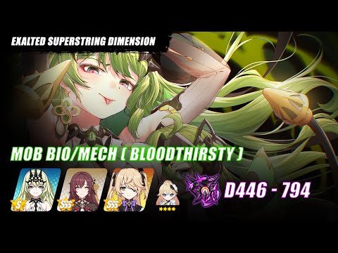 HI3 SEA | EX Abyss Nirvana (D446) | Bloodthirsty  - GD PV IO(S0) Dudu*4 794Pts