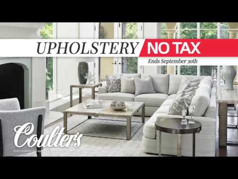 Coulter's Upholstery No Tax Sale - September 2018