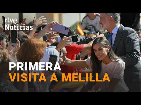 Visita real a Melilla | Los melillense arropan a los reyes en su llegada | RTVE Noticias
