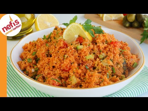 SUPER DELICIOUS KISIR RECIPE | How to Make Turkish Bulgur Salad