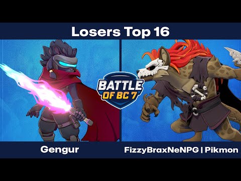 Gengur (Clairen) vs FizzyBraxNeNPG | Pikmon (Forsburn) - Losers Top 16 - RoA 2 | BoBC7
