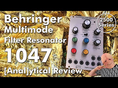 Behringer Multimode 12db Filter Module 1047 Review - Arp 2500 Series Eurorack [direct sound]