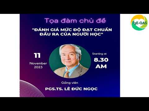 T3E-QAS | Đánh giá mức độ đạt chuẩn đầu ra của người học (Phần 1)