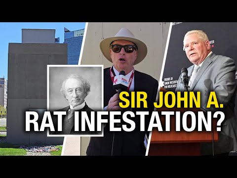 Insult to injury! Sir John A. Macdonald’s 'coffin' at Queen’s Park rat-infested!