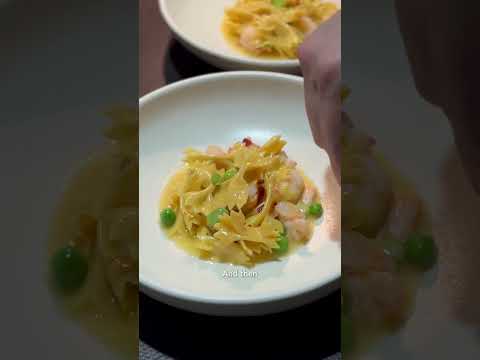 Trinity Hand Cut Farfalle, Blue Lobster, Peas  #cooking #chef #restaurant #michelin