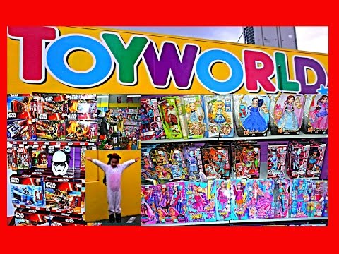 TOY WORLD Toy Shopping First Look Star Wars Disney Frozen Barbie Wow Minion Play doh Monster High Video