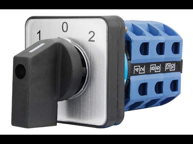 Vídeo relacionado con Interruptor Giratorio Universal 2 Posiciones, AC 660V 25A Interruptor de Cambio Rotativo, Selector de leva 4 Terminales para Fábricas, Talleres, Instalaciones de Producción Industrial