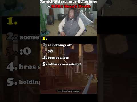 Ranking RDR2 Sean's Death Reactions 🤯