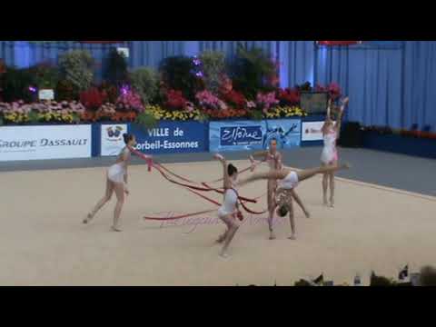 RUSSIA 3 ribbons 2 ropes - 2010 Corbeil (Friday afternoon demo)