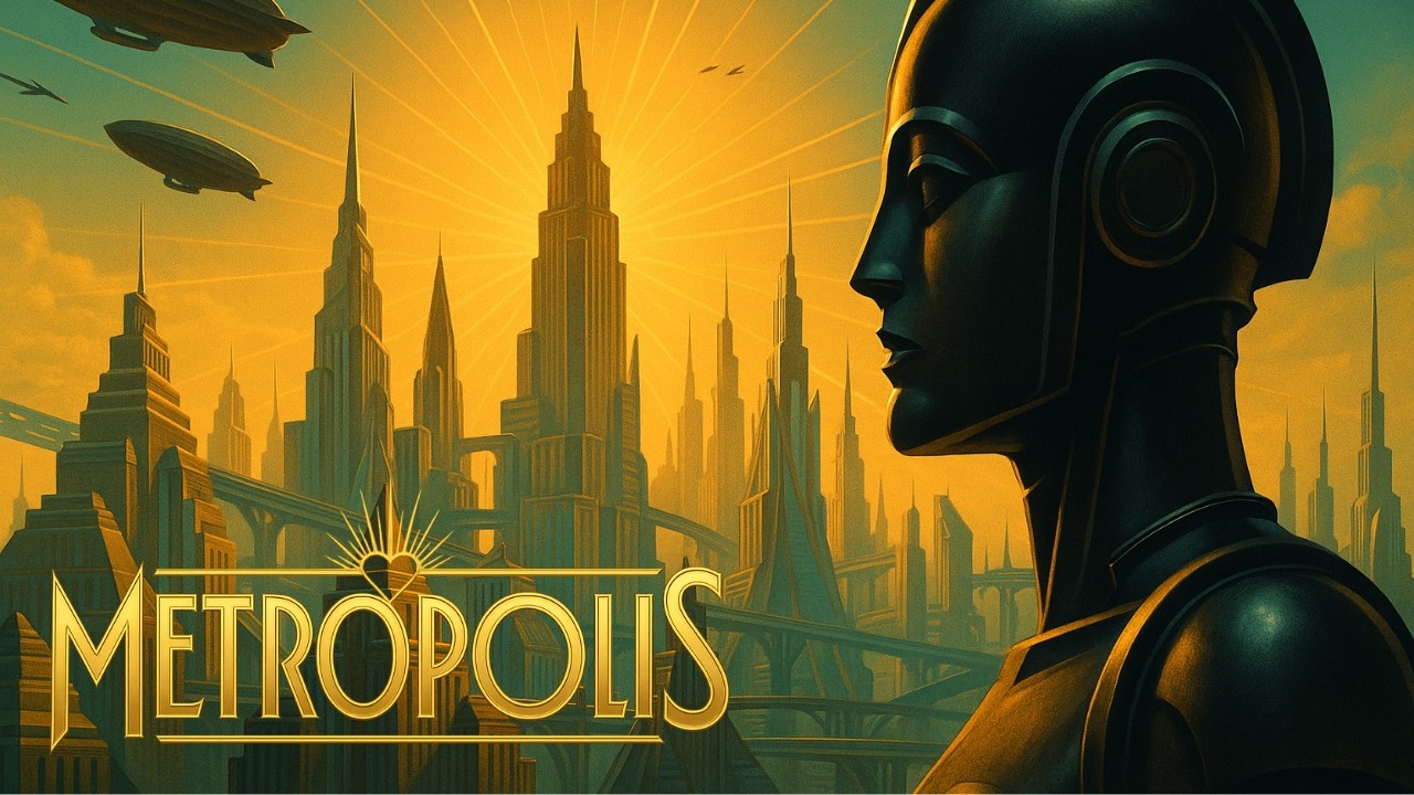 METROPOLIS (1927) — Art Deco Sci Fi Trailer in Color