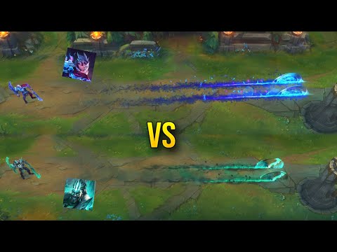 La Ilusion Draven vs Ruined Draven Skin Comparison - League of Legends
